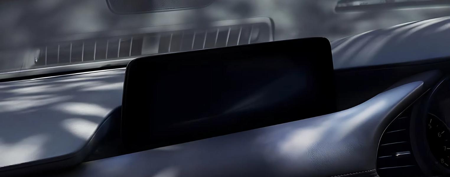 Close-up of Mazda3 Hatchback Touch Screen.