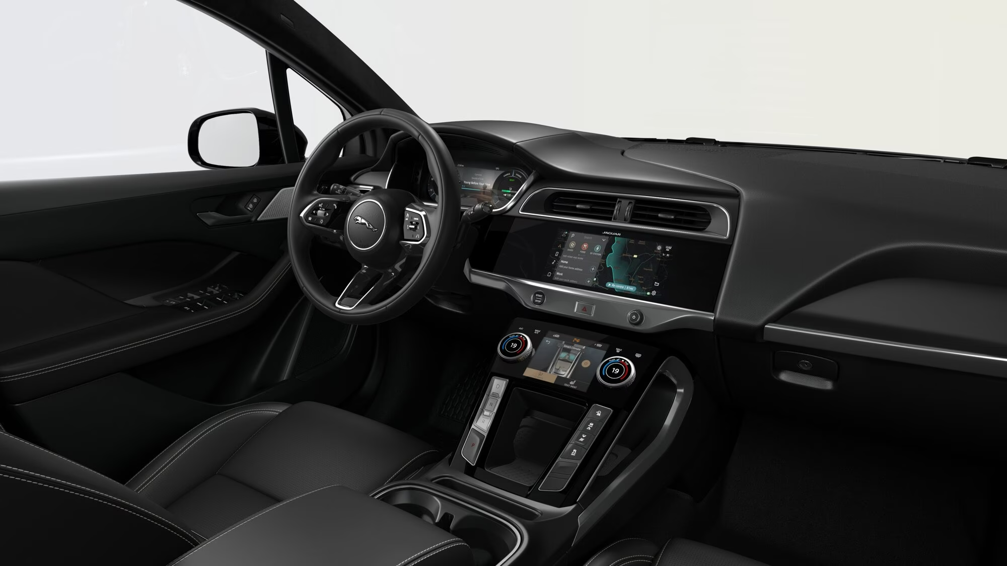 I Pace HSE Black Interior Cockpit