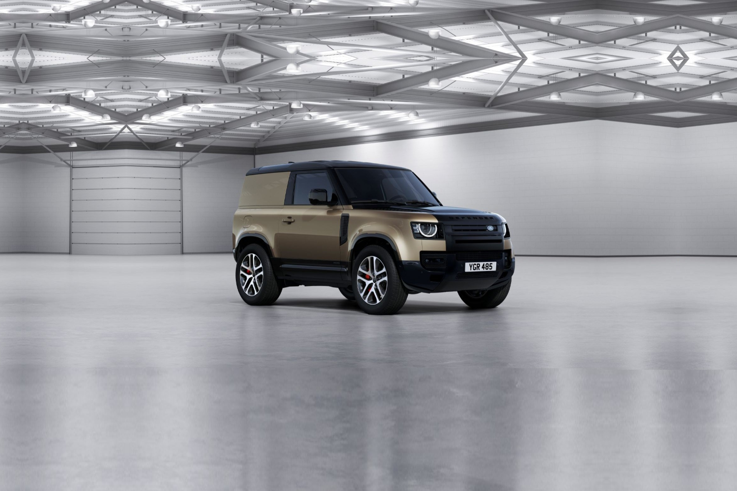 Defender 90 Hard Top Front Side View