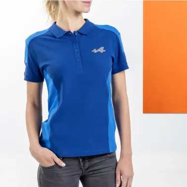 Women's Blue Polo Shirt