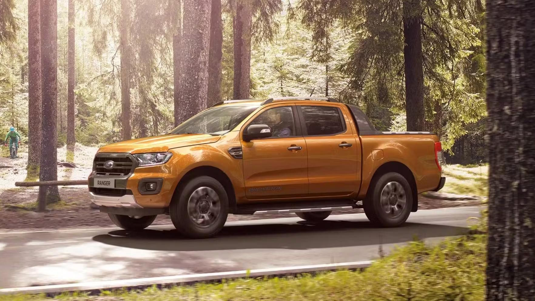 yellow ford ranger