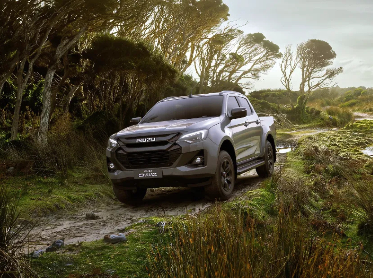 Isuzu D-Max V-Cross driving offroad