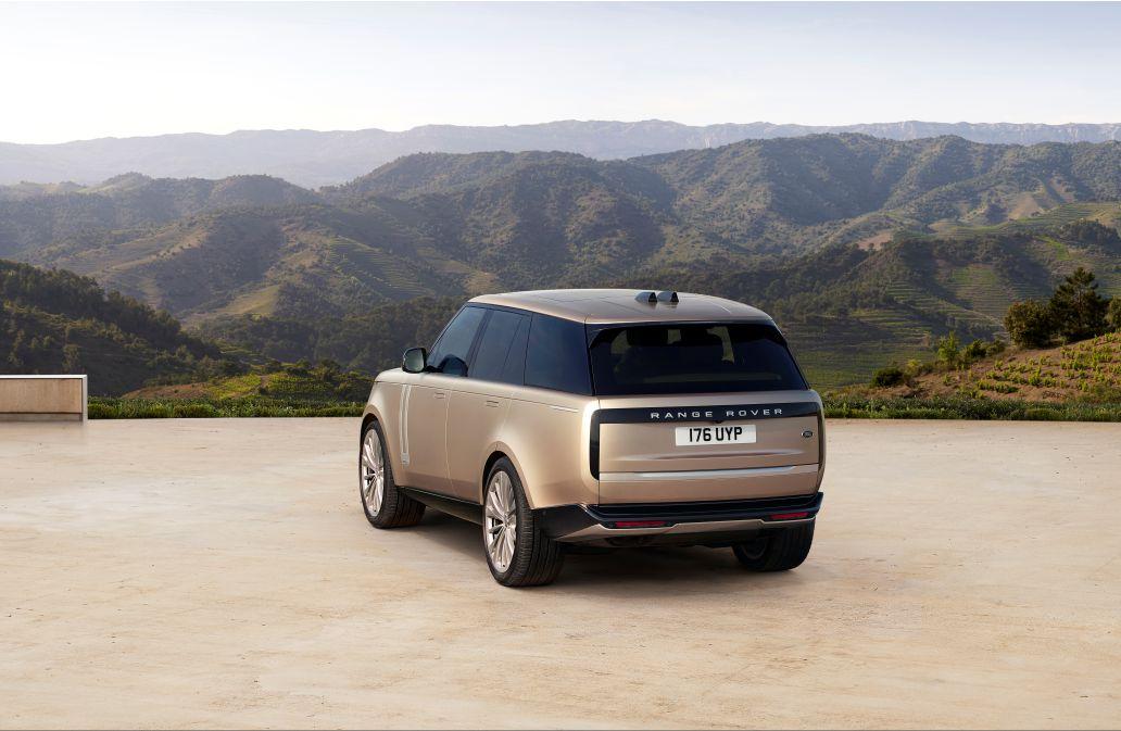 rear view of Range Rover