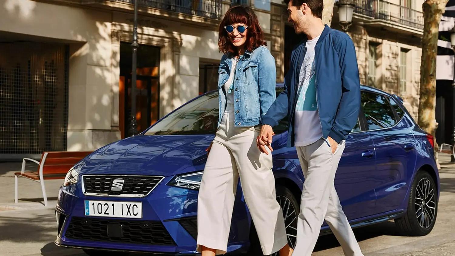 Blue SEAT Vehicle Exterior