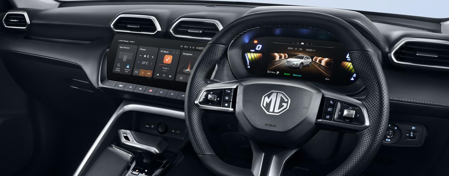 MGZS Steering Wheel And Dashboard