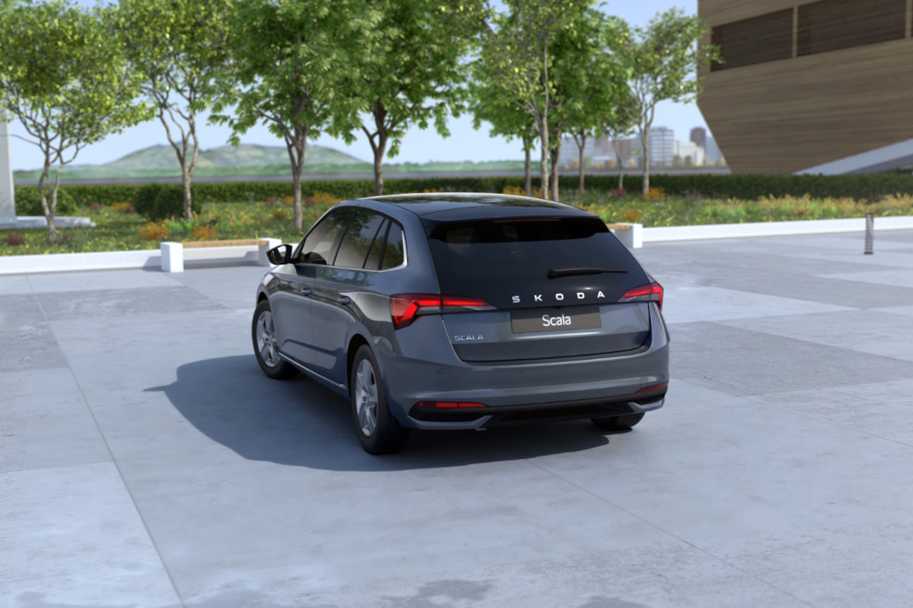 SKODA Scala Rear Side view