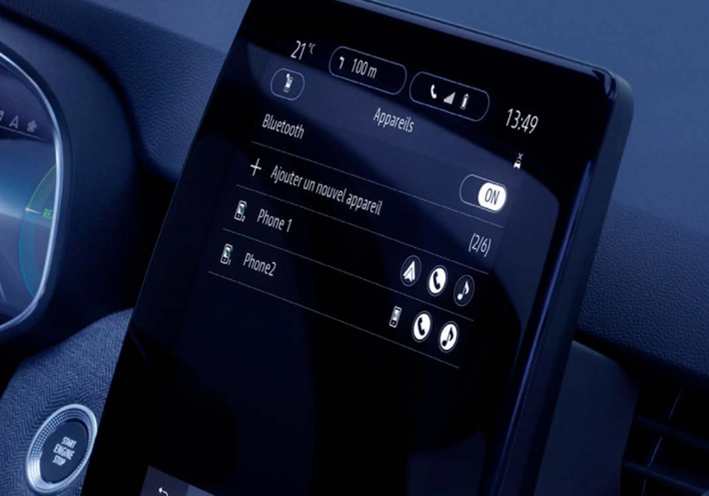 Renault Clio digital screen