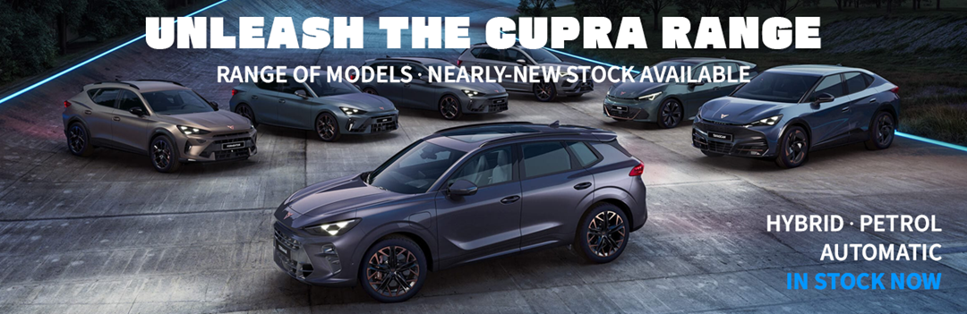 Unleash the CUPRA range at SERE Motors Lisburn with nearly-new models available
