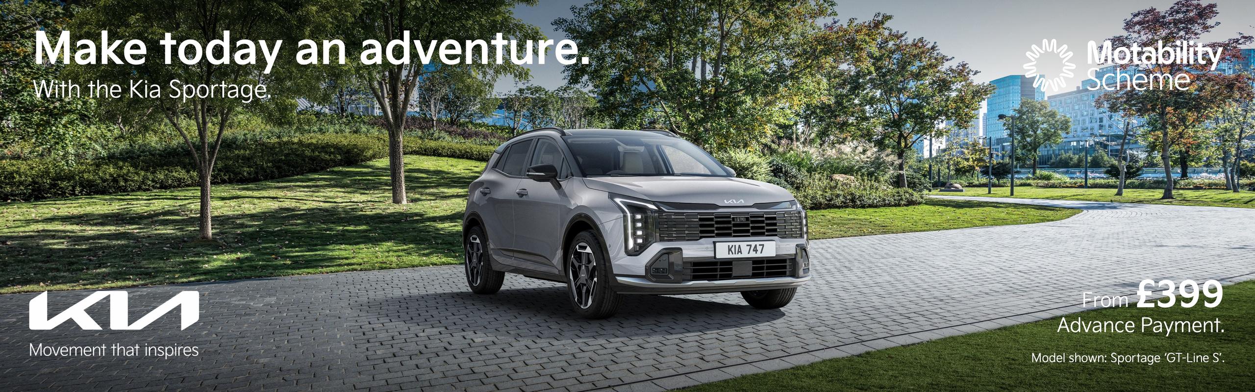 Kia Sportage Motability Low Advance Payment | Gravells Kia
