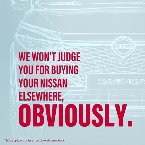 NISSAN WELCOME CHECK