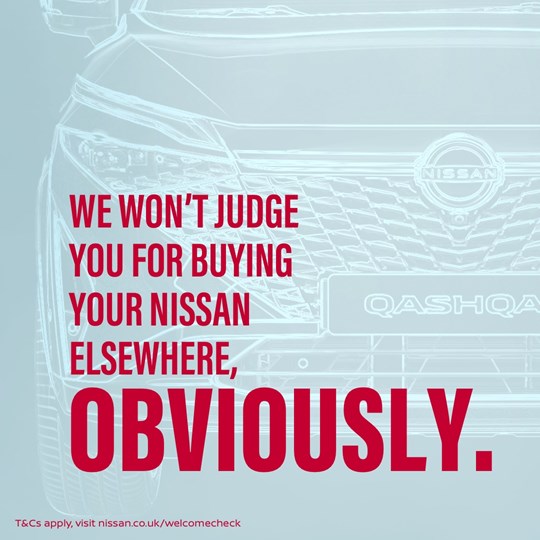 NISSAN WELCOME CHECK