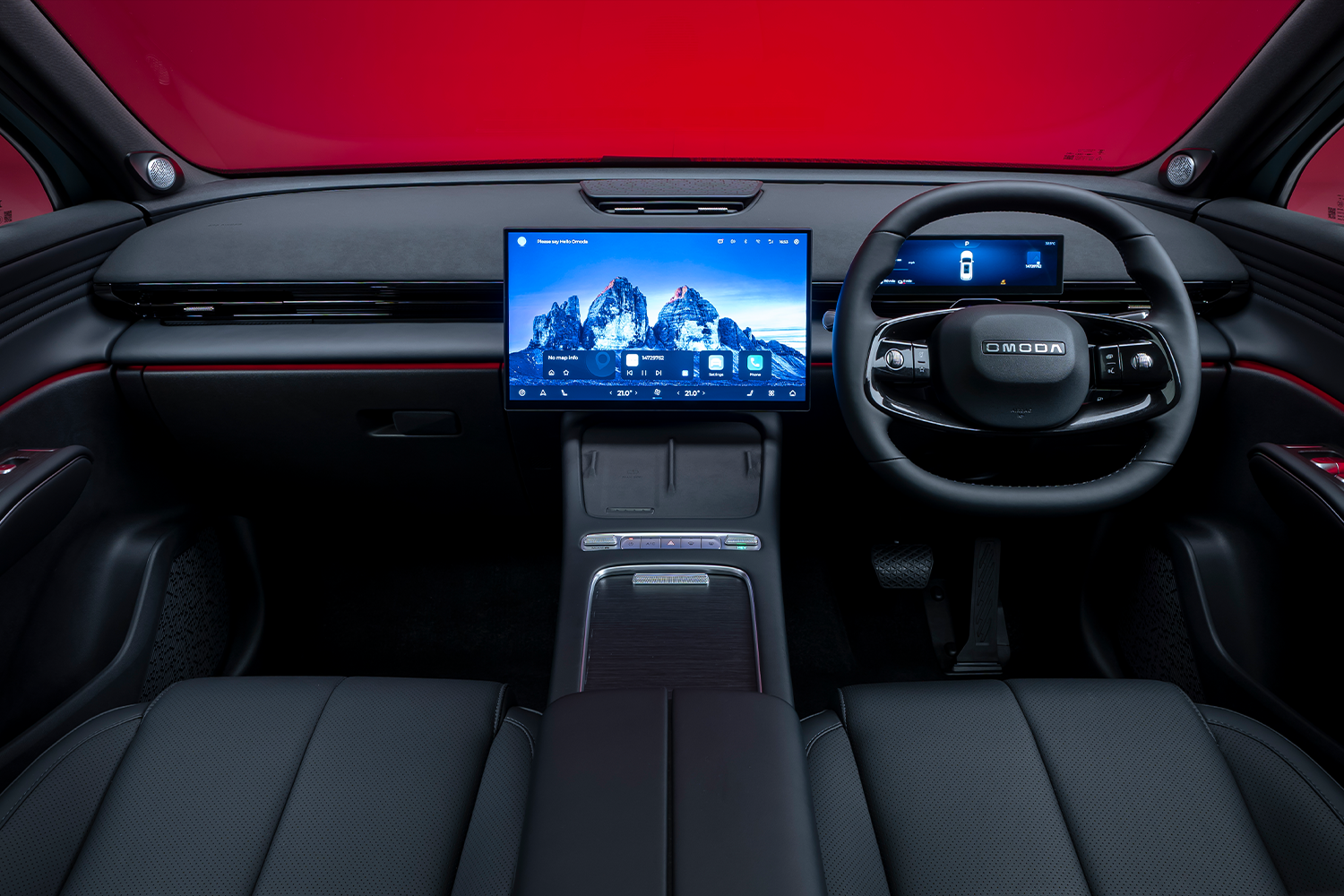 Cockpit on the OMODA 7