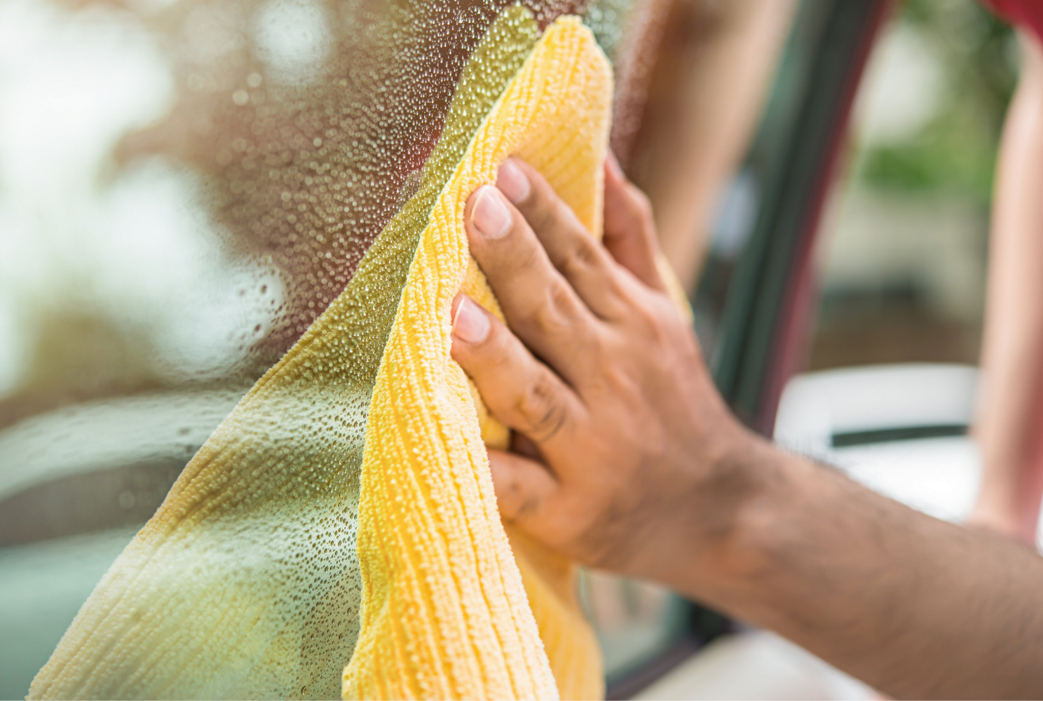 Wiping Glass