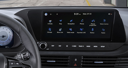 Hyundai i20N Infotainment System