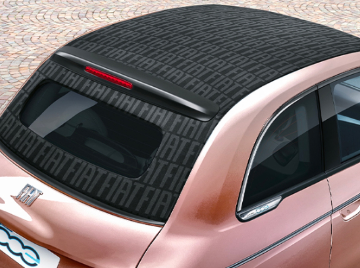Fiat 500E roof