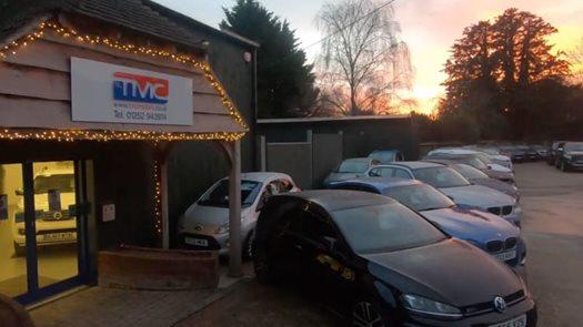 A beautiful sunset at TMC - Evening skies at our countryside forecourt