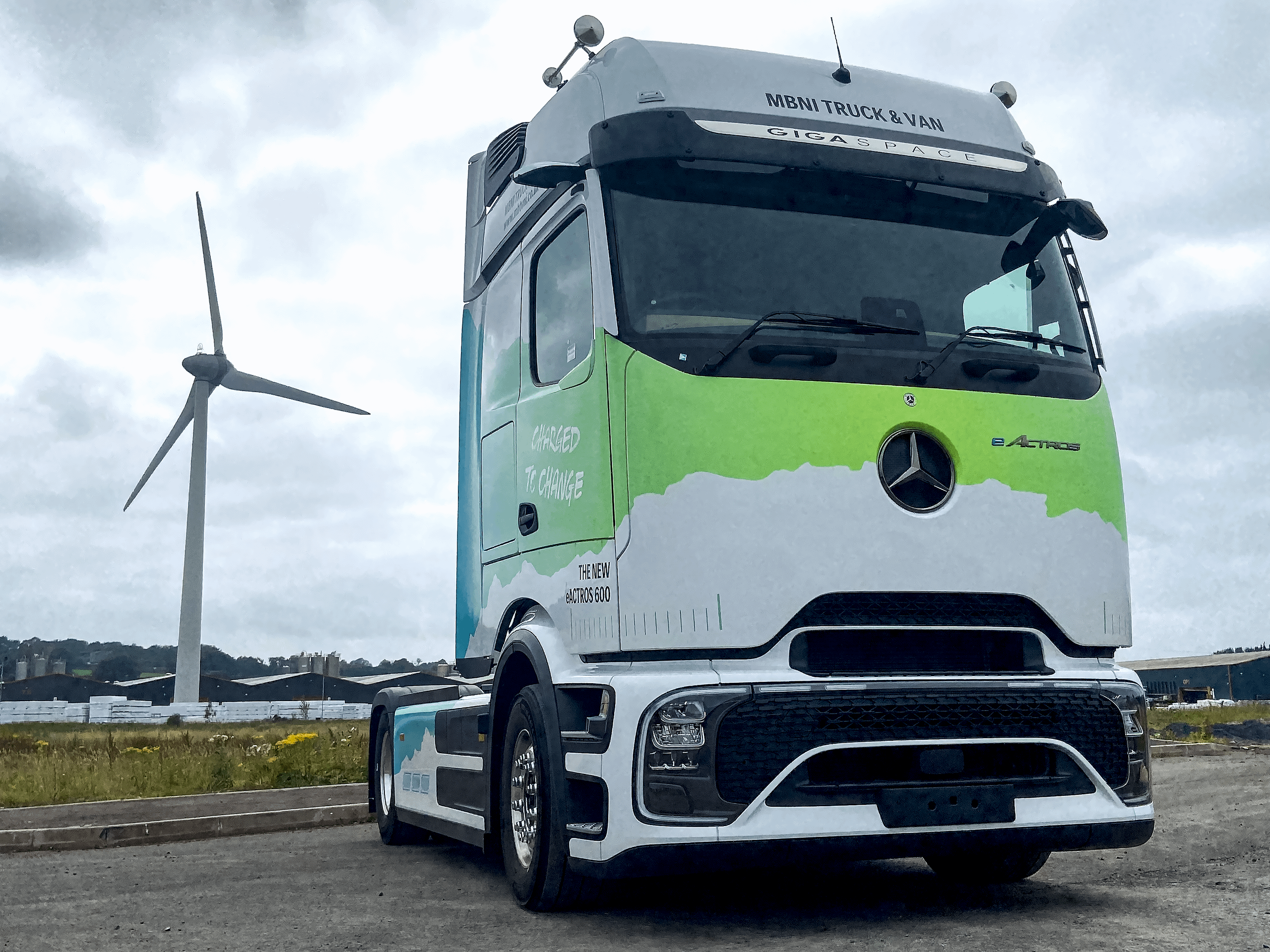 Northern Ireland's First eActros Rolls into MBNI Truck & Van on Michelin X Line Energy Tyres