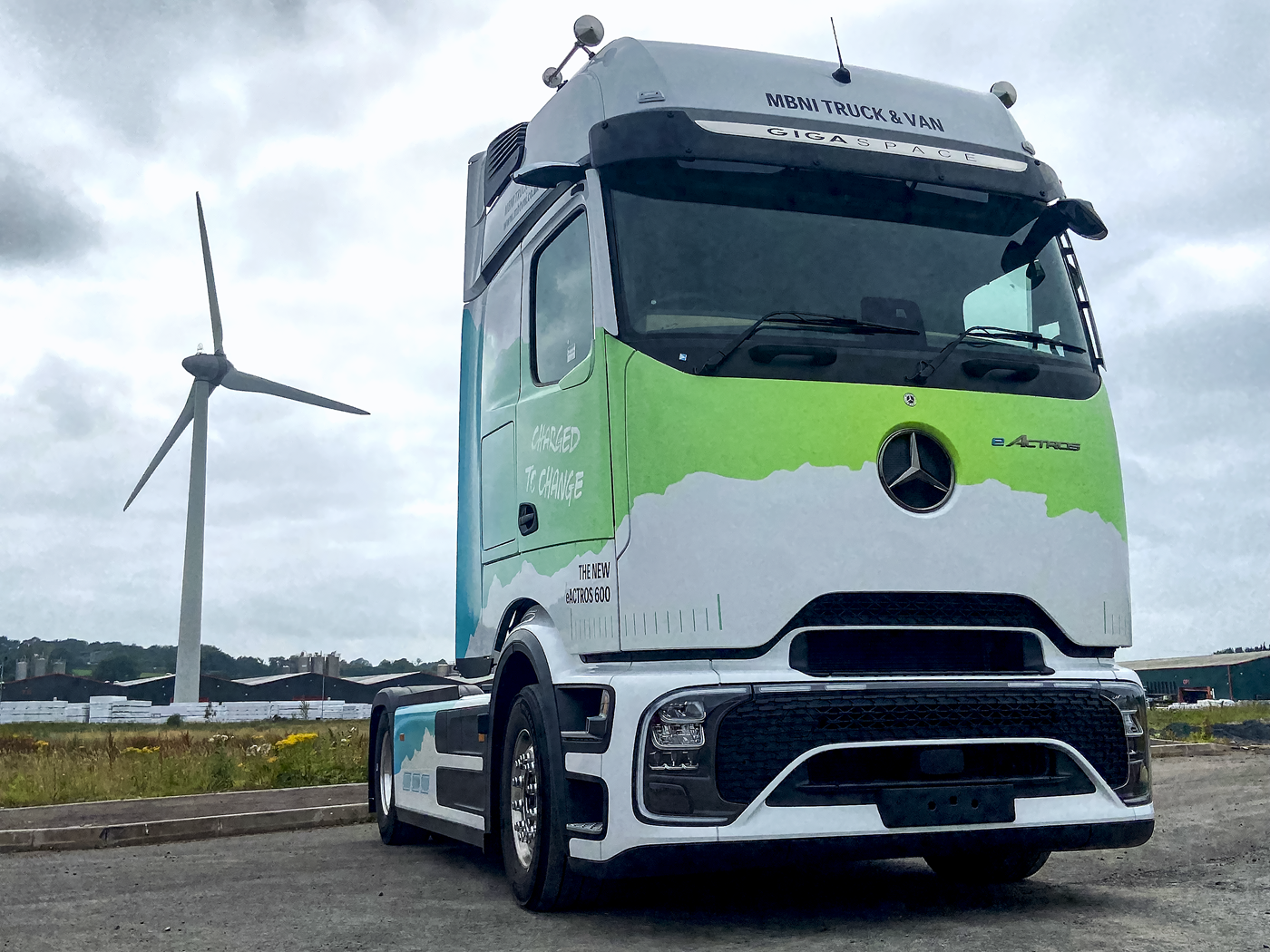 Northern Ireland's First eActros Rolls into MBNI Truck & Van on Michelin X Line Energy Tyres