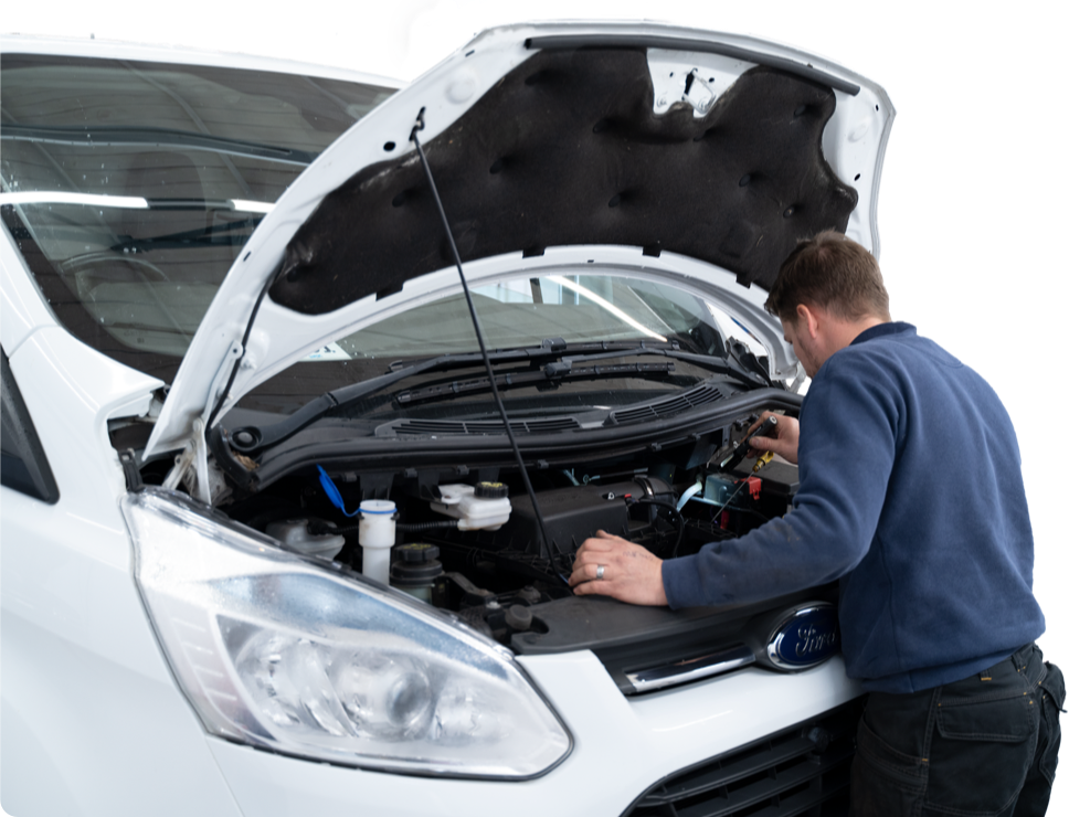 Mechanic working