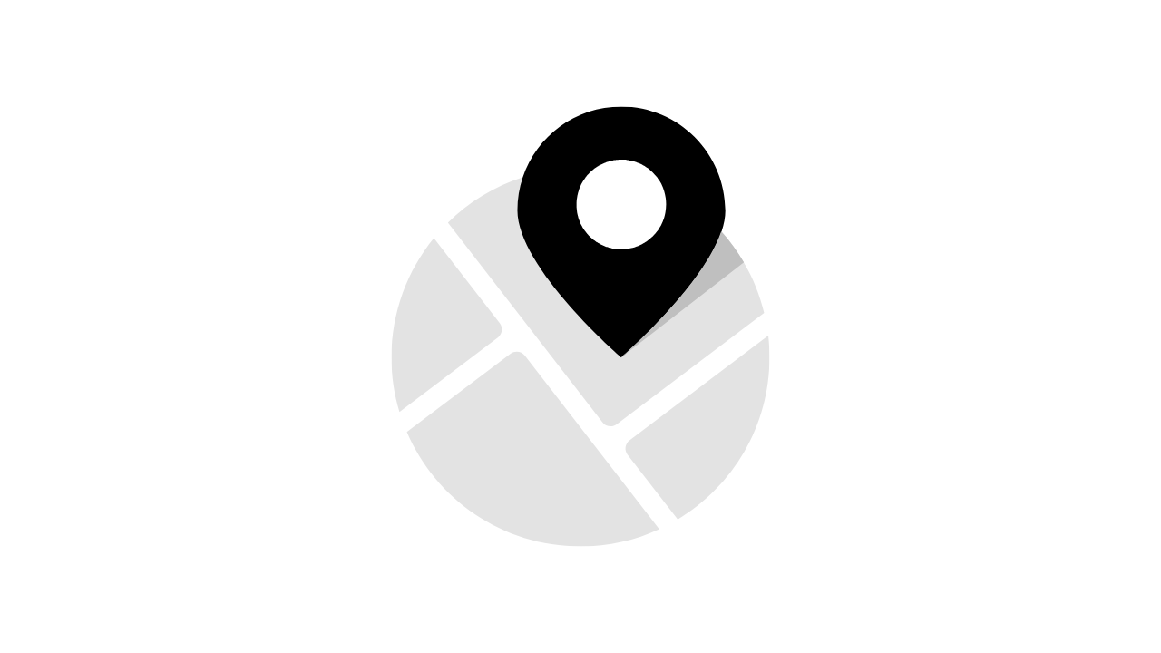Location marker symbol on map background.