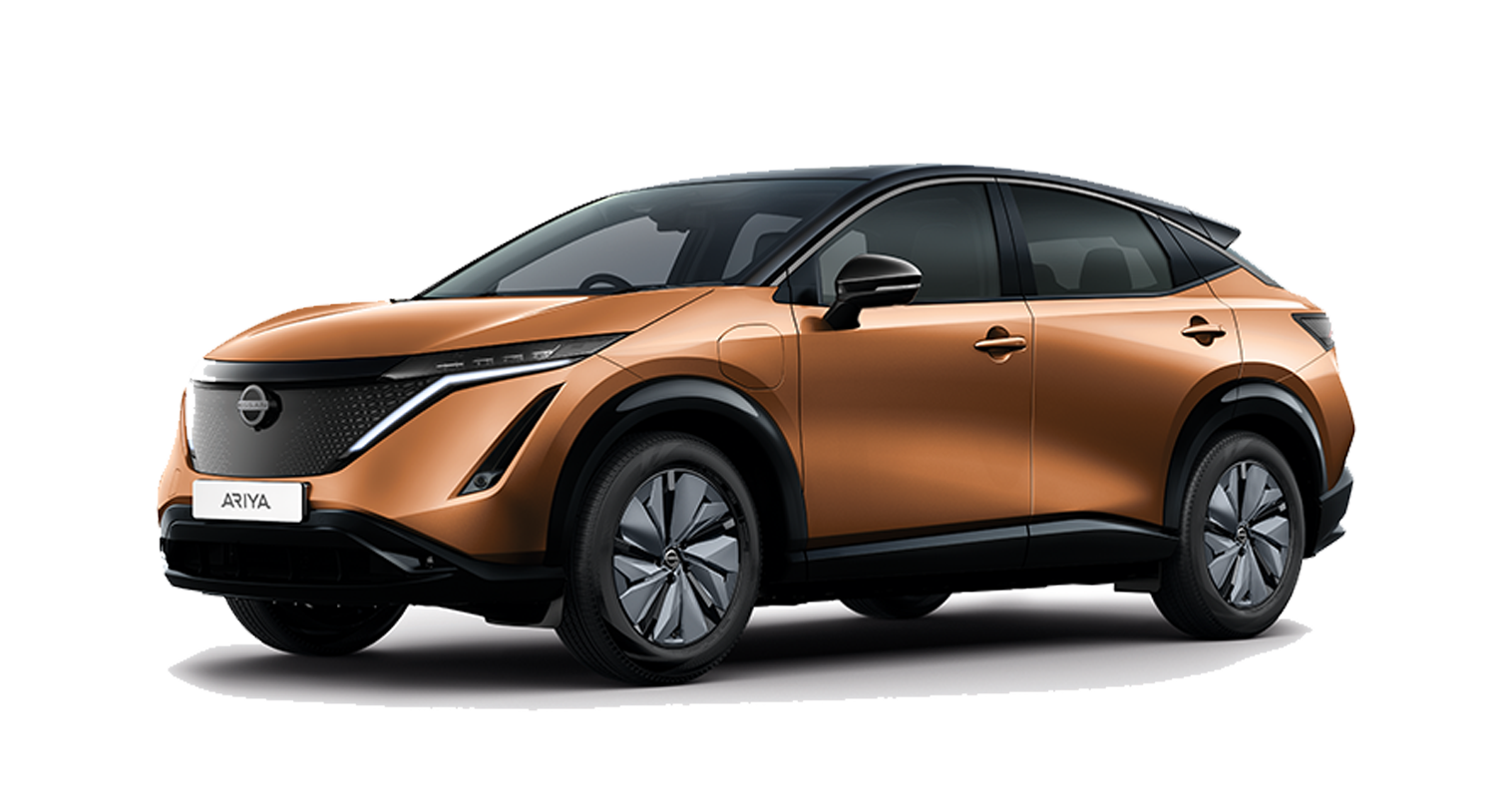 Nissan ARIYA - side on 