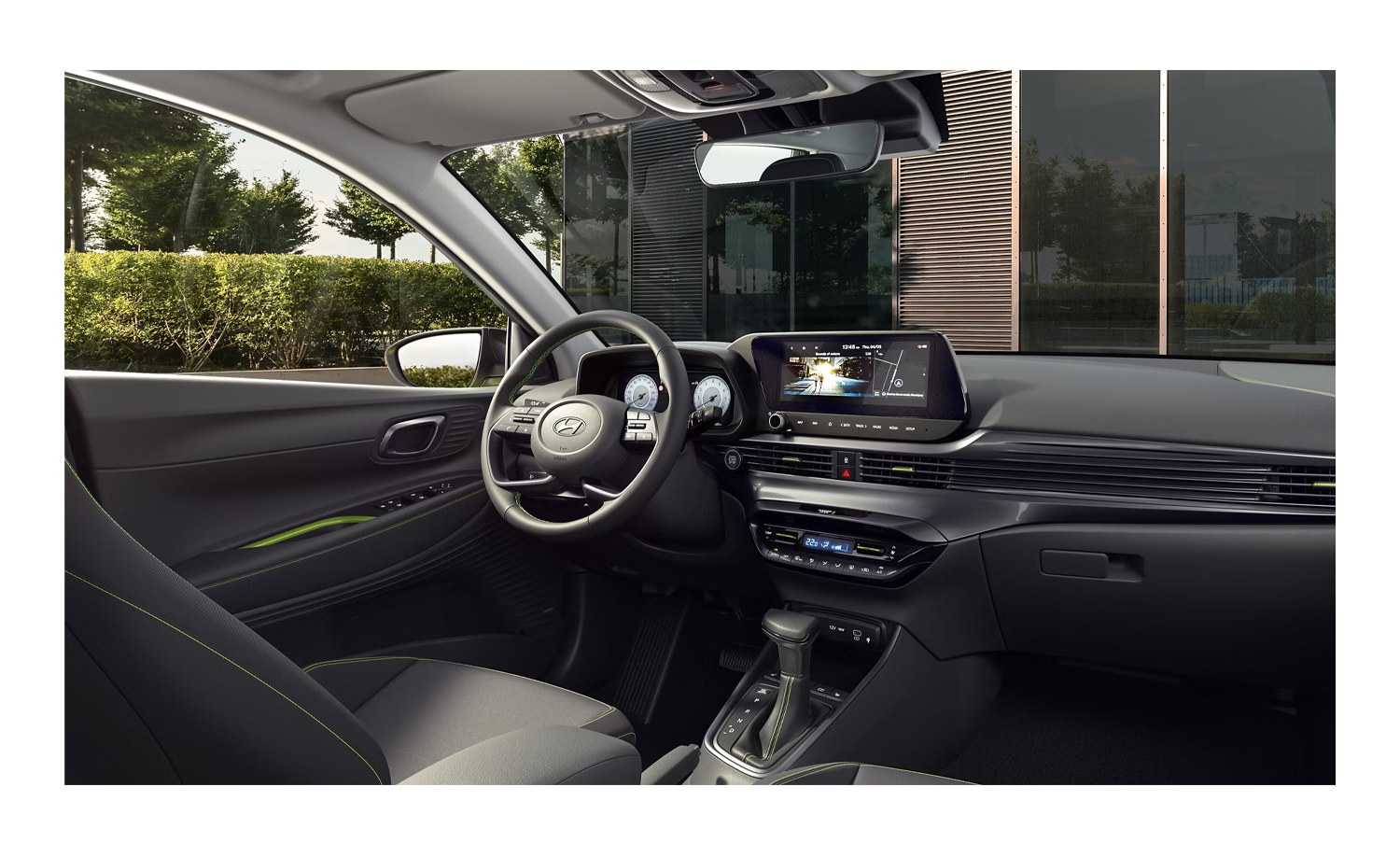 i20 interior shot of drivers cockpit