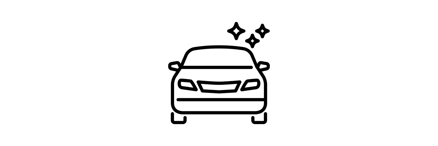 front of car outline
