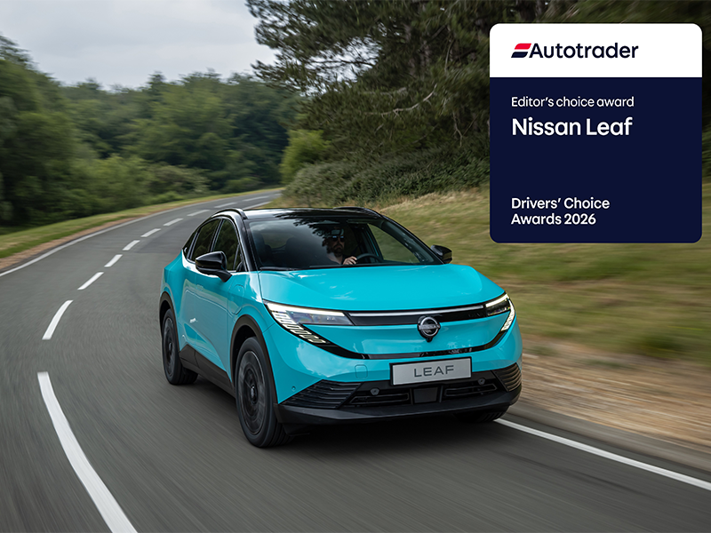 All-New Nissan LEAF is named the Editor’s Choice at the Autotrader Drivers’ Choice Awards 2026