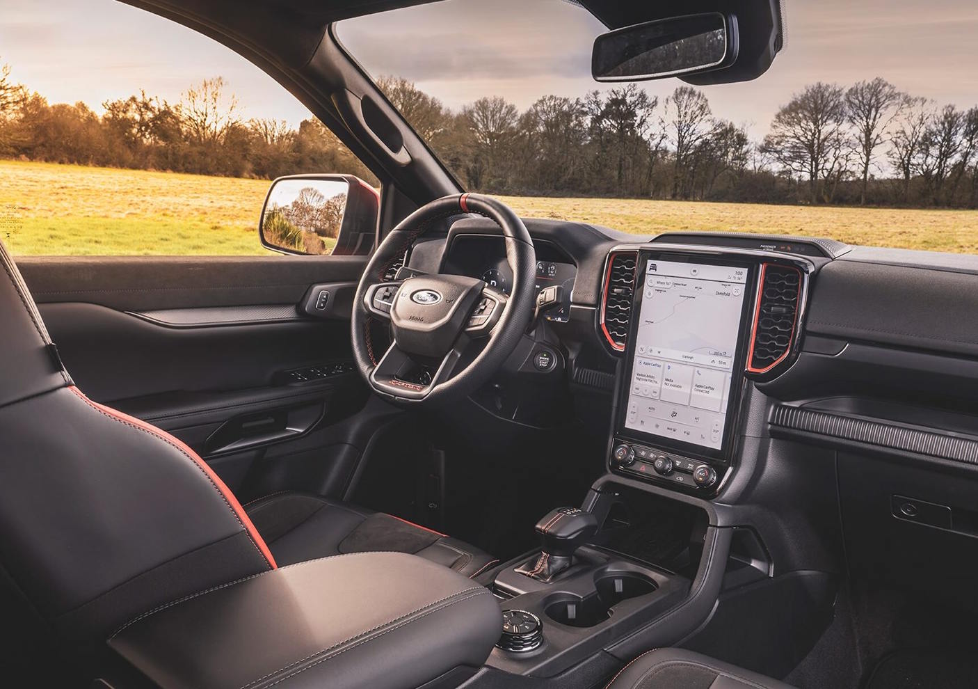 interior of ford ranger