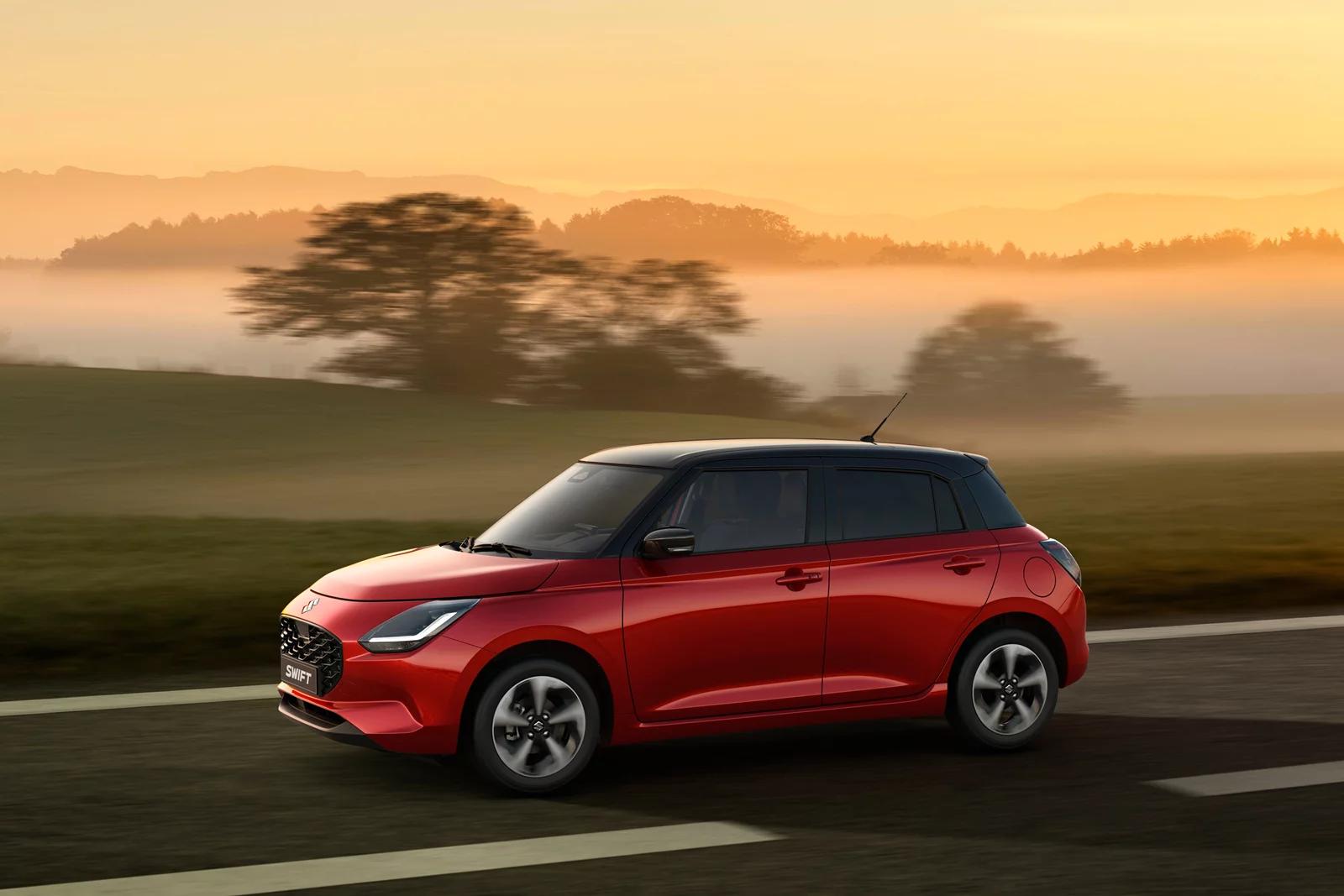 red suzuki swift