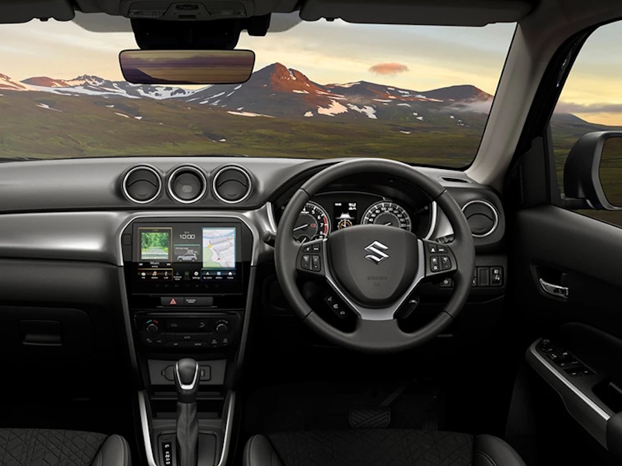 driver side of Suzuki Vitara