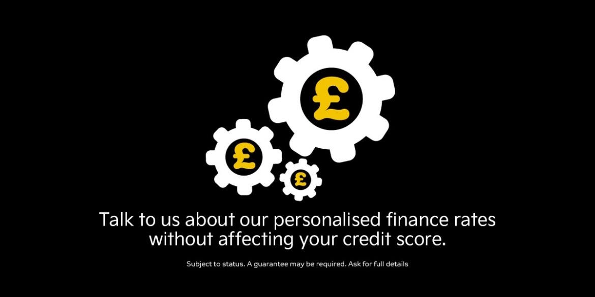 Personalised vehicle finance rates available without affecting your credit score.