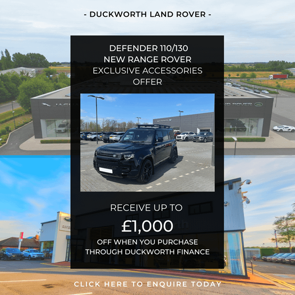 Get £1,000 Off your Defender & New Range Rover Accessories!