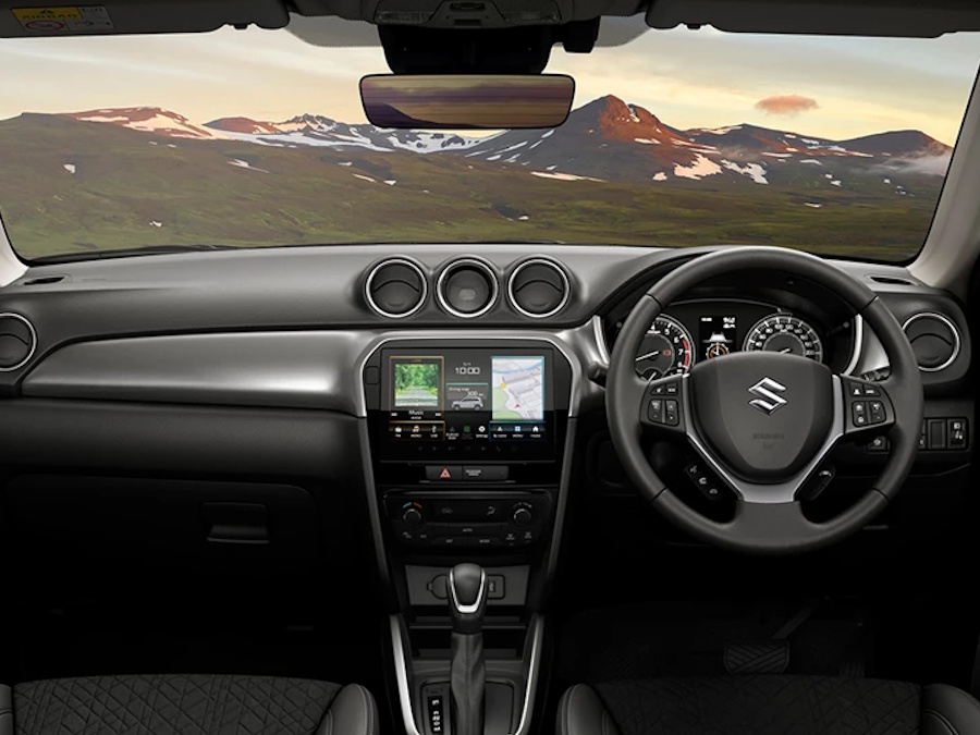 driver side of Suzuki Vitara