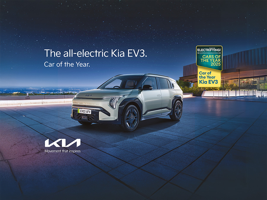 Kia EV3 Named Car Of The Year At 2024 Electrifying.com Awards