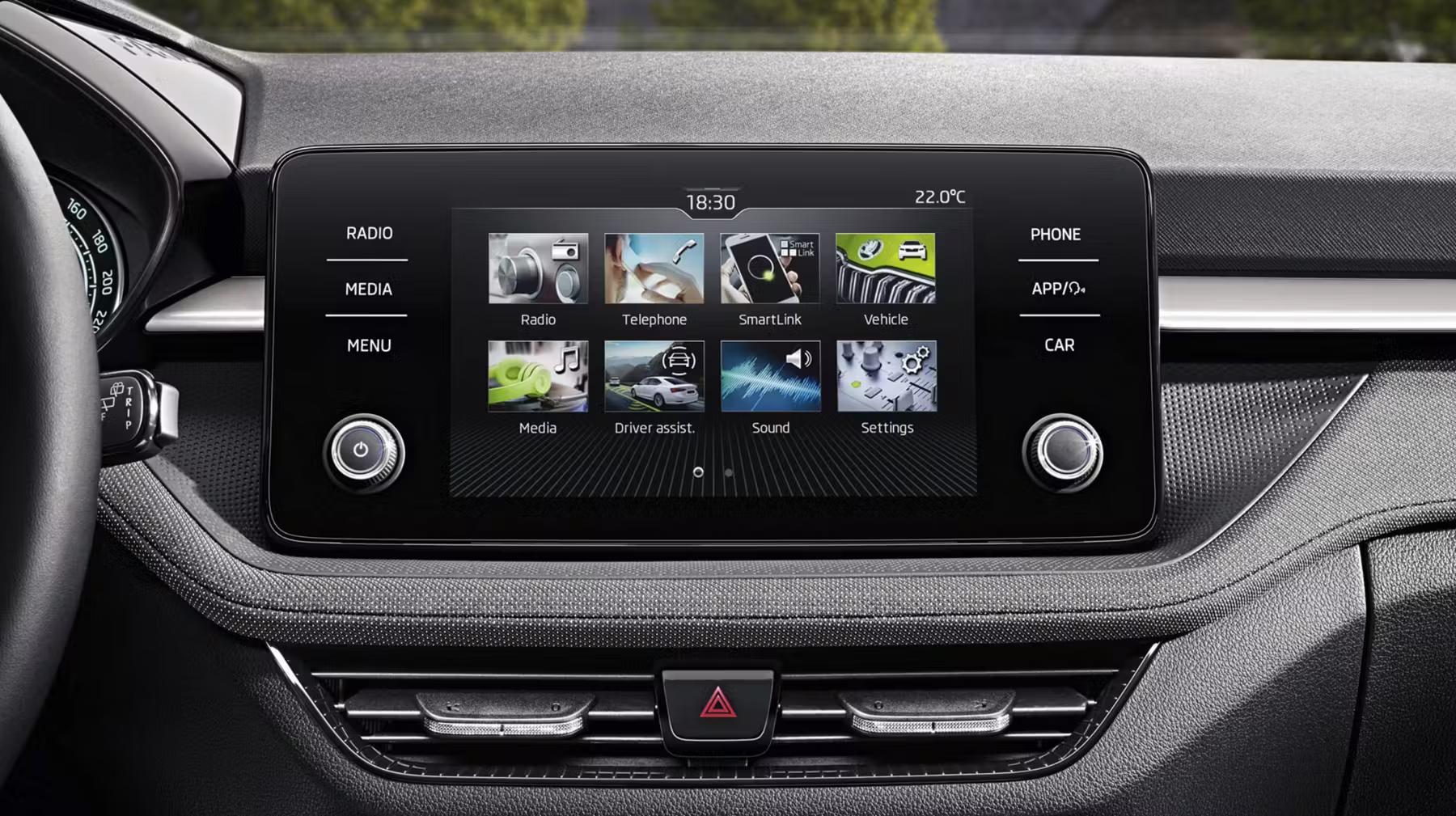 SKODA Fabia Infotainment System