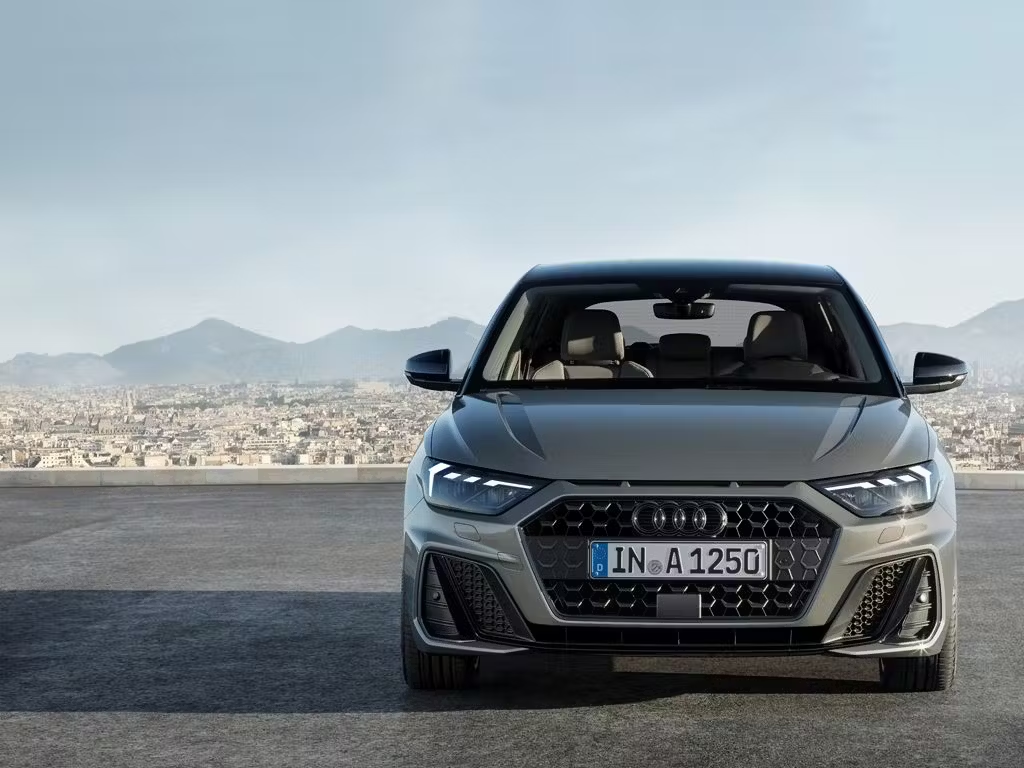 Grey Audi A1 S-Line Front View