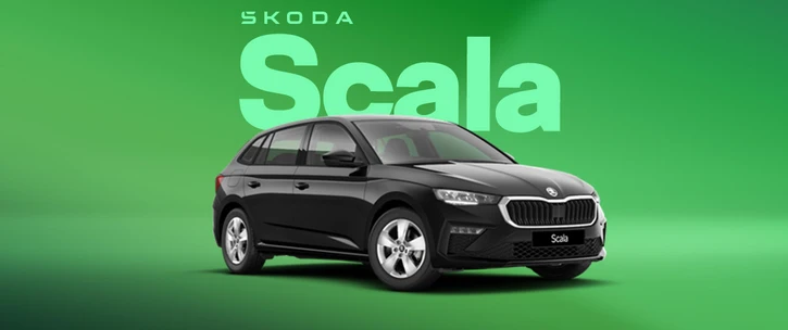 Black SKODA Scala Exterior