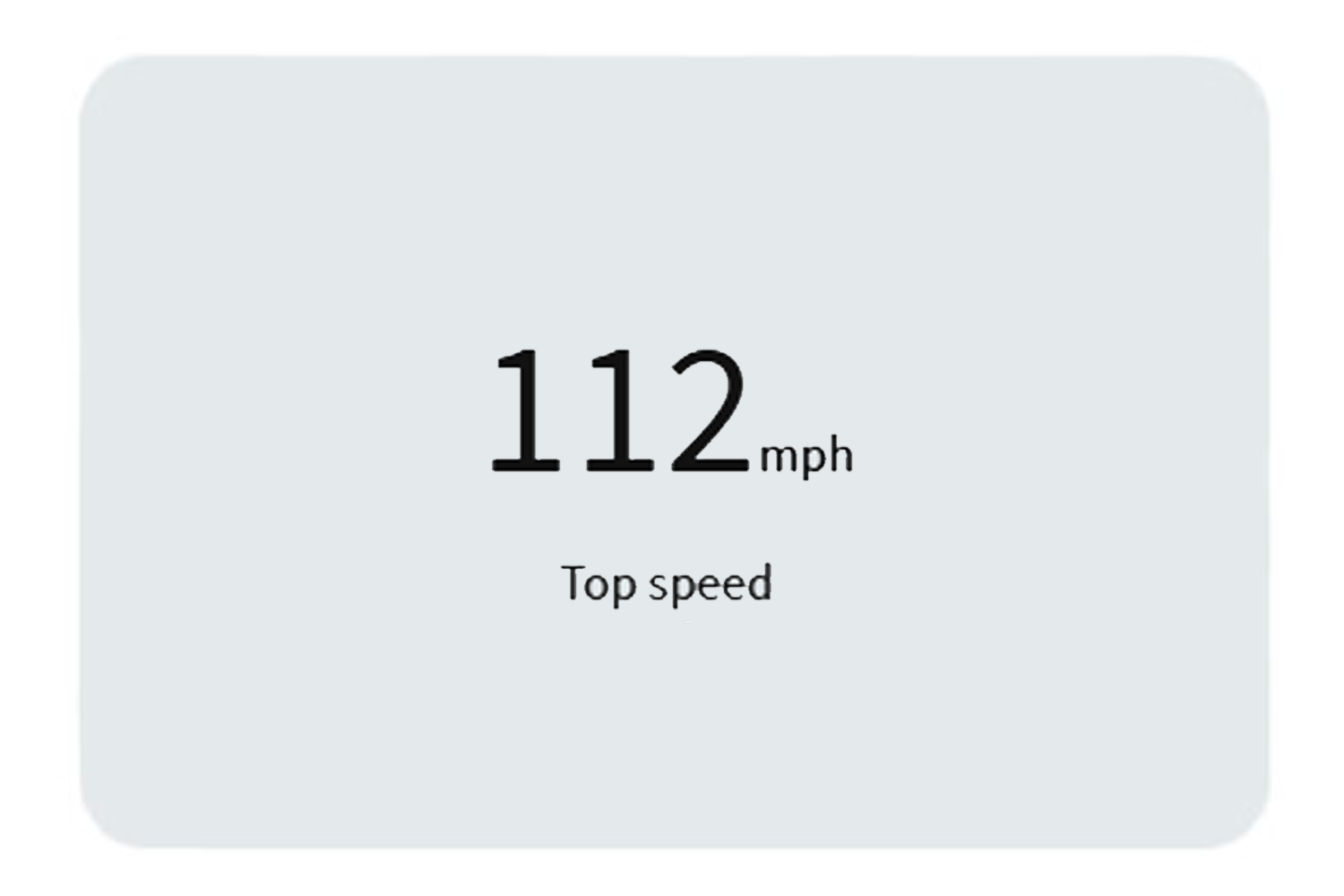 112mph top speed in the J7 SHS-H