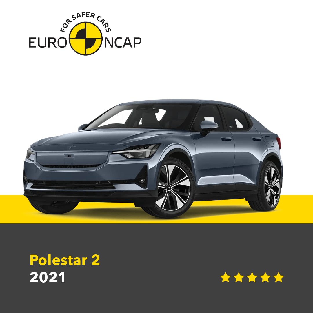 POLESTAR 2 5-star Euro NCAP rating (2021)