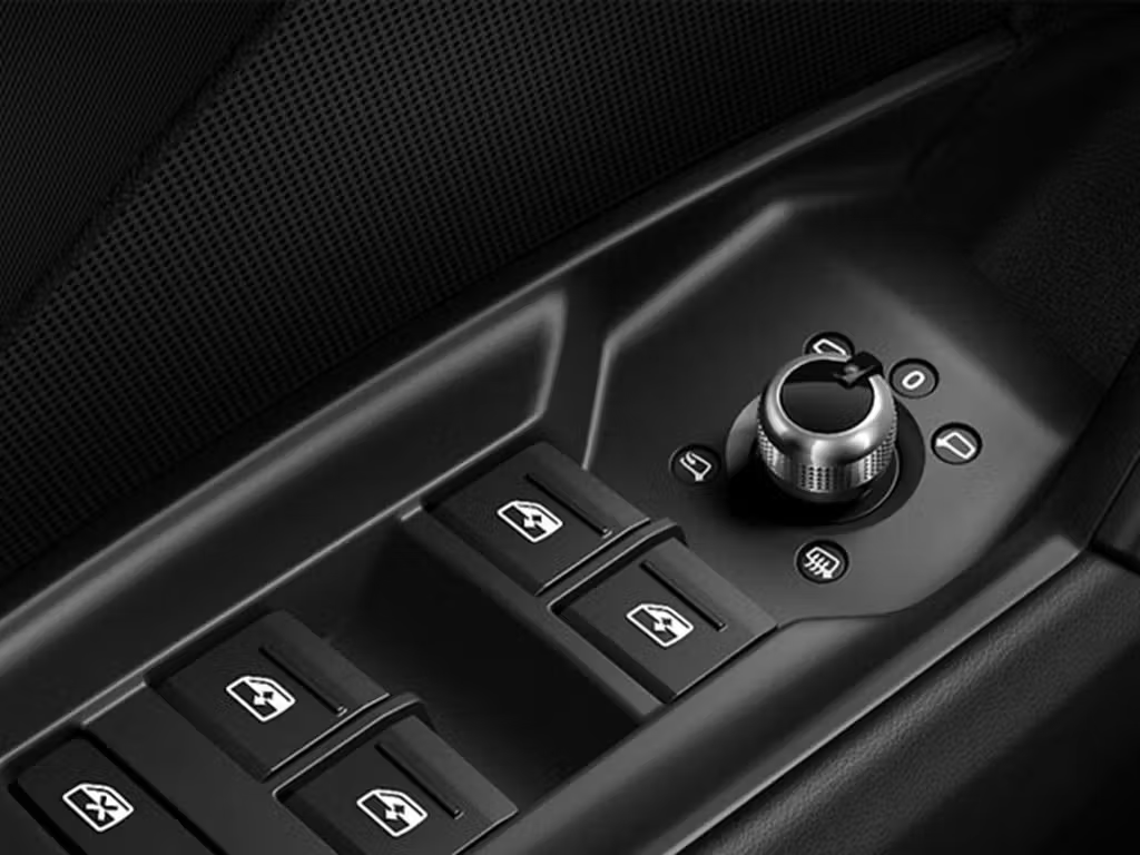 A3 Saloon interior materials close up