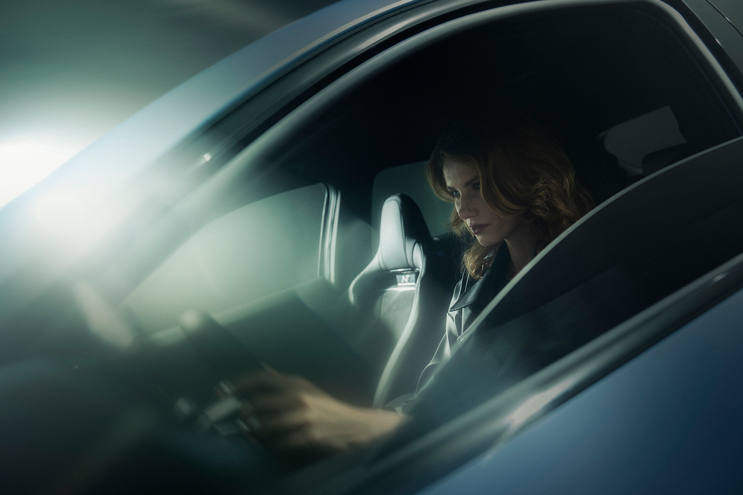 image of person driving ioniq 5 n
