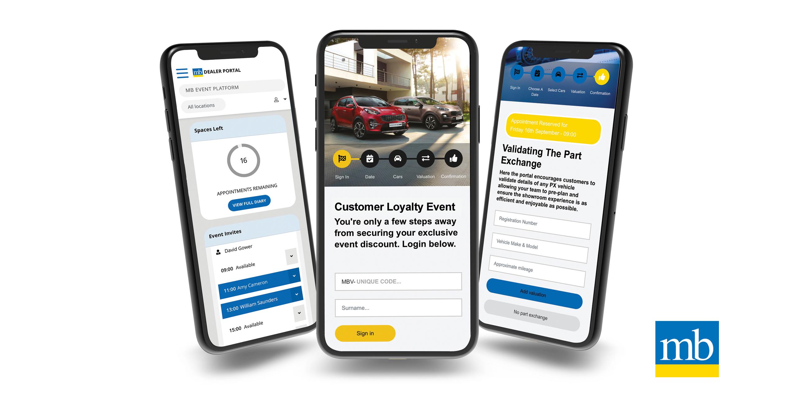 Book your next car showroom event using the MB Event Platform. For your best performing event yet!!