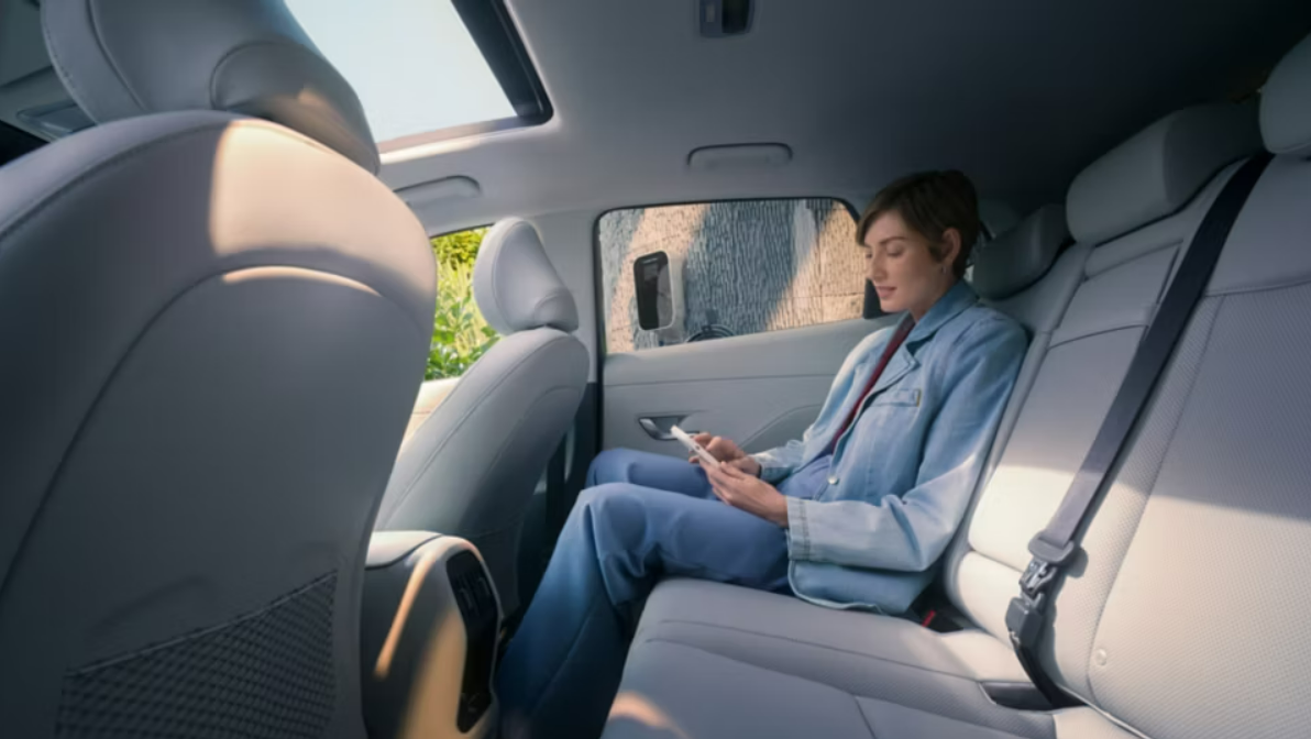 Kona interior rear seats
