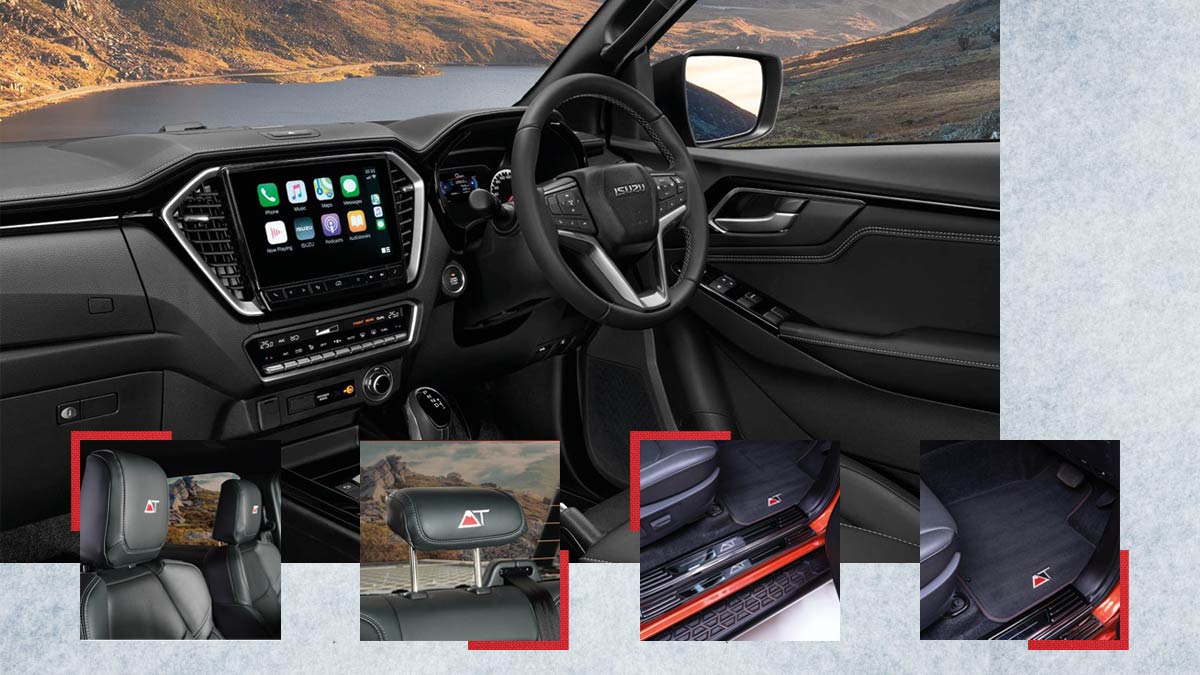 interior of isuzu at35
