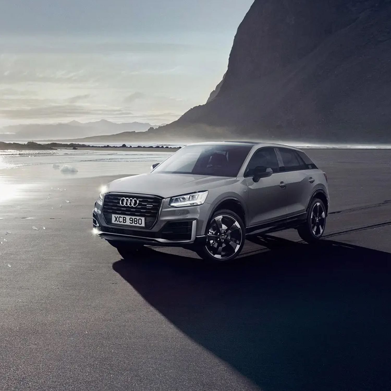 Audi SUV on the beach