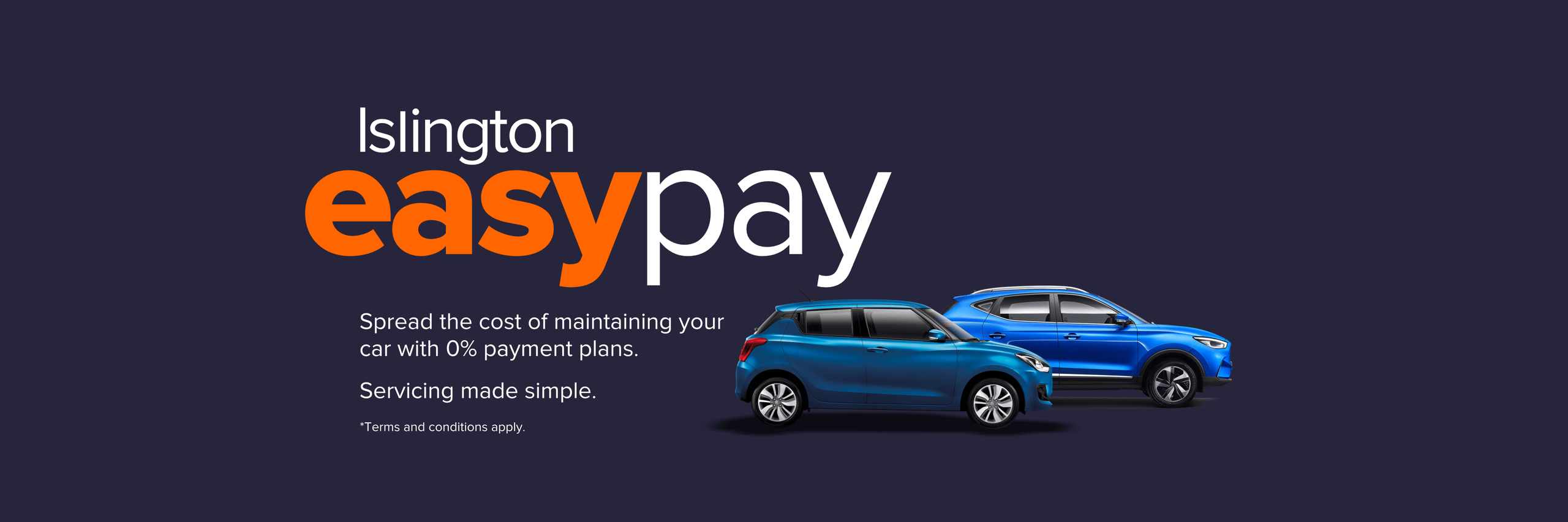 Islington easypay, 0% payment plans