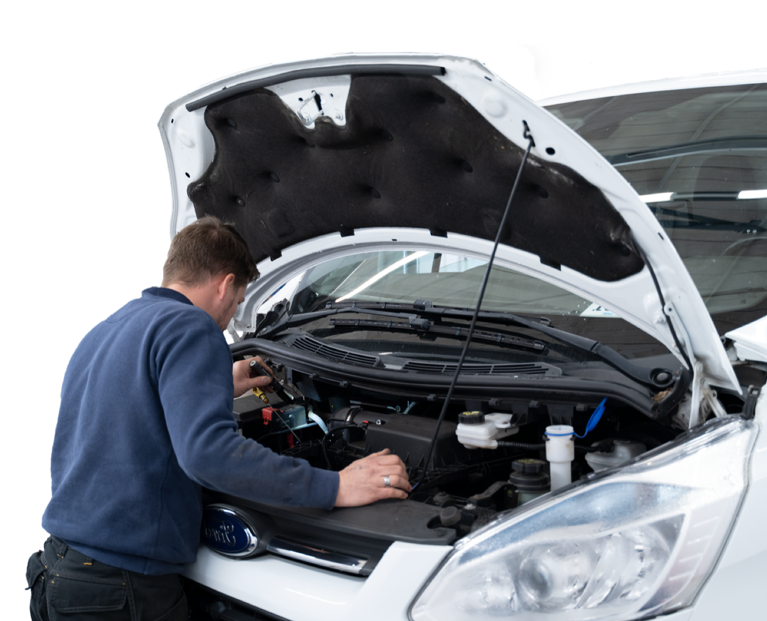 Mechanic working