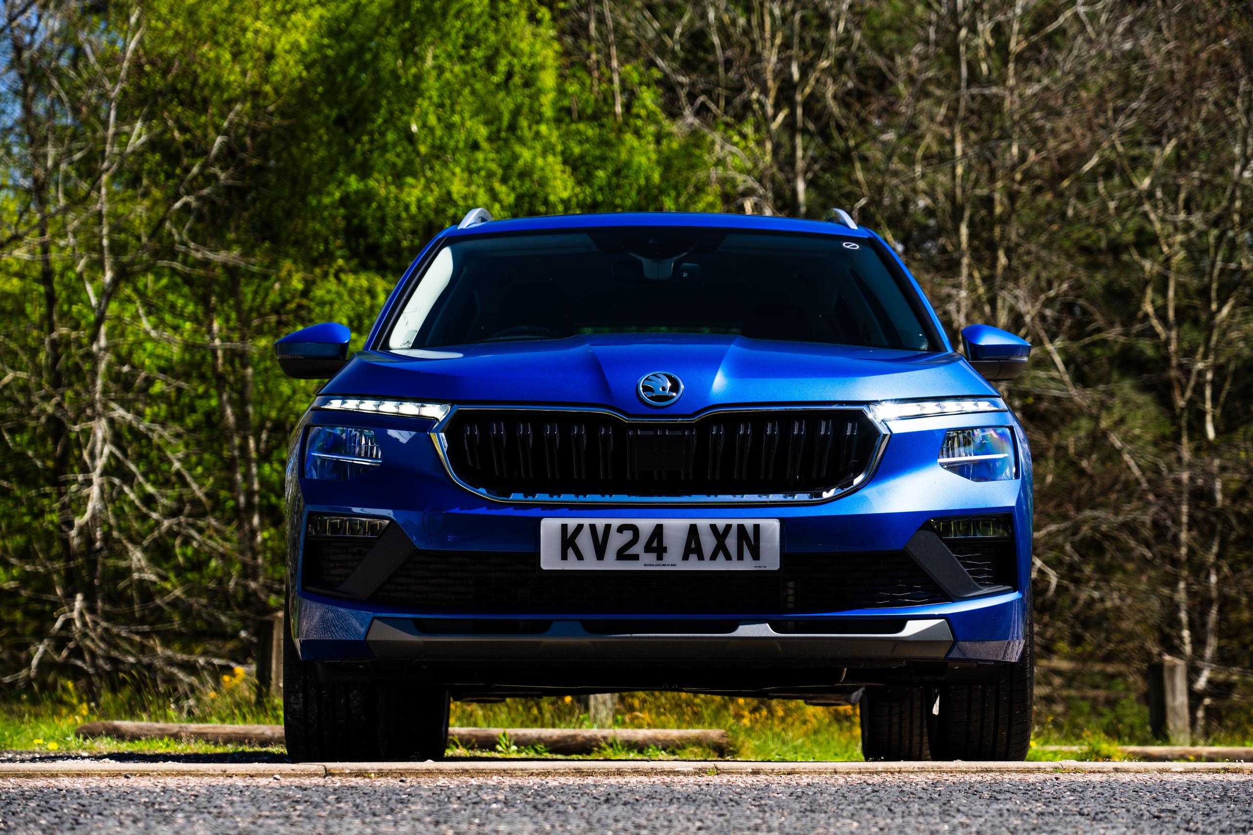 Blue SKODA Kamiq Front  View