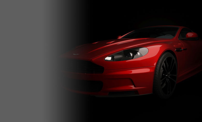 Red Aston Martin